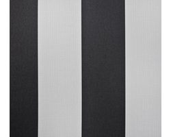 Dutch Wallcoverings Vliesbehang streep - zwart/wit