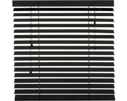 Dutchblinds® Bamboe Jaloezieën - 50mm - Zwart - 260 x 175 cm - Breedtematen van 40 t/m 300 cm