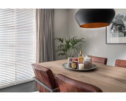 Dutchblinds® Houten Jaloezieën - 50mm - Wit - 80 x 250 cm - Breedtematen van 40 t/m 300 cm