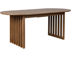Dutchbone Barlet Uitschuifbare Eettafel 200/240x90 cm Hout Walnoot - Bruin