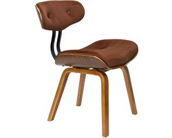 Dutchbone Blackwood Eetkamerstoel Walnootkleur/ Bruin