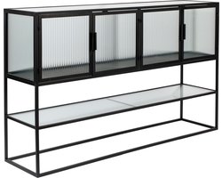Dutchbone Boli Dressoir Hoog Metaal Zwart