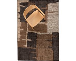 Dutchbone Briton Vloerkleed 160x230 cm Bruin