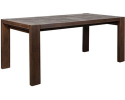 Dutchbone Bruneau Eettafel 180x90 cm Hout Walnootkleur - Bruin