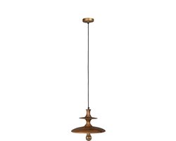Dutchbone Cath Hanglamp 34 cm (S) Hout Bruin