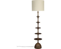 Dutchbone Cath Vloerlamp Hout Bruin
