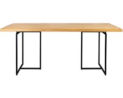 Dutchbone Class Eettafel Rond 180X90 cm Eikenhout - Bruin
