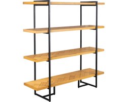 Dutchbone Class Wandkast/ Wandplanken Eikenhout - Bruin