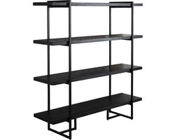 Dutchbone Class Wandkast/ Wandplanken Hout Zwart