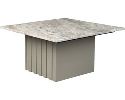Dutchbone Clayton Salontafel Vierkant 60x60 cm Marmer - Beige}