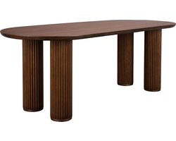 Dutchbone Dean Eettafel 220x90 cm Hout - Bruin