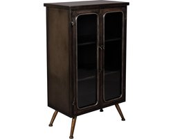 Dutchbone Denza Kast/ Opbergkast Metaal Zwart