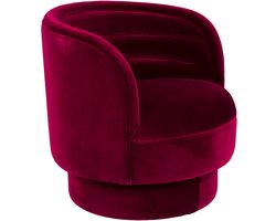 Dutchbone Dorothy Fauteuil Velvet Rood
