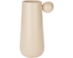 Dutchbone Dot vaas L beige
