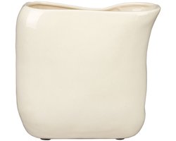 Dutchbone Edna Vaas 18 cm Beige