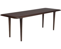 Dutchbone Elroy Salontafel 110x38 cm Hout Walnootkleur Bruin