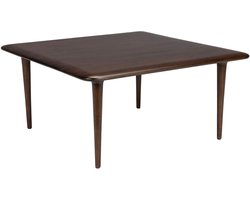 Dutchbone Elroy Salontafel 70x70 cm Hout Walnootkleur Bruin