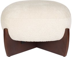 Dutchbone Emilius Poef/ Hocker Beige