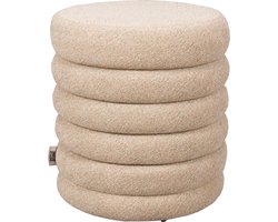 Dutchbone Fern Poef Beige
