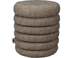 Dutchbone Fern Poef Zwart