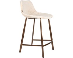 Dutchbone Franky Barkrukken 65 cm Beige - Set van 2