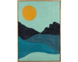 Dutchbone Gandhi Wanddecoratie - Blauw
