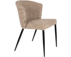 Dutchbone Georgia Eetkamerstoelen Bruin - Set van 2