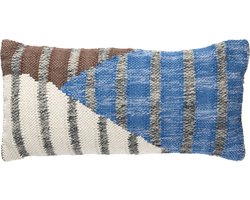 Dutchbone Hampton Kussen 60x30 Blauw