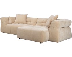 Dutchbone Hodge 4,5-Zitsbank Rechts Beige