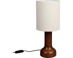 Dutchbone Jones Tafellamp Hout - Beige
