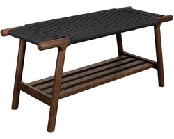 Dutchbone Kintaro Bankje Walnoot - Bruin