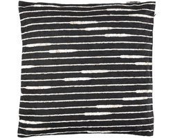 Dutchbone Leaf Kussen 45x45 cm Zwart