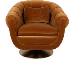Dutchbone Member Loungestoel Whiskey - Bruin