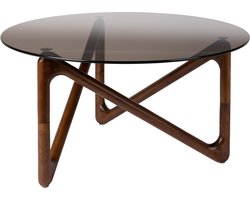 Dutchbone Naia Salontafel Rond 80 cm Hout Bruin