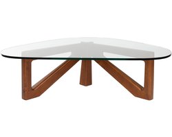 Dutchbone Norwin Salontafel Hout/ Glas - Naturel