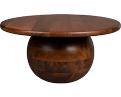 Dutchbone Oblivian Salontafel Rond 70 cm Mangohout - Bruin