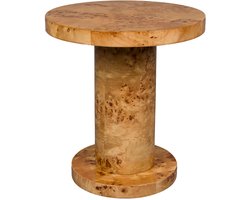 Dutchbone Quinn Bijzettafel Rond 46 cm Naturel