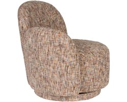 Dutchbone Rose Fauteuil Gemeleerd Meerkleurig