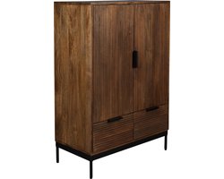 Dutchbone Saroo Kast/ Opbergkast 2 deuren + 2 lades Mangohout Bruin
