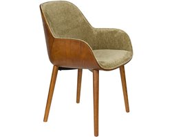 Dutchbone Taylor Eetkamerstoel Groen