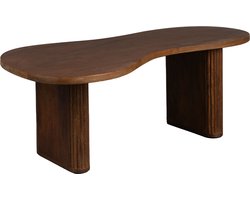 Dutchbone Tilon Salontafel Organische vorm Hout - Bruin