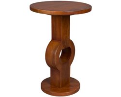 Dutchbone Tondo Bijzettafel Rond Mangohout Bruin