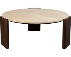 Dutchbone Valcour Salontafel Rond Bruin