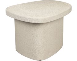 Dutchbone Veda Bijzettafel Laag Gerecycled marmer Beige