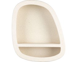 Dutchbone Veda Wandkast 1 Plank Laag Gerecycled marmer Beige