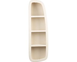 Dutchbone Veda Wandkast 3 Planken Gerecycled marmer Beige