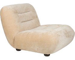 Dutchbone Wyatt Fauteuil Velours Beige