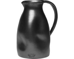 Dutchdeluxes - Design - Aardewerk - handgemaakt - Luxe karaf - zwart - 2.5L