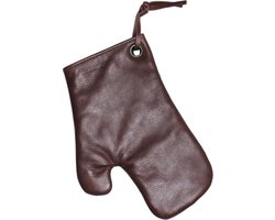 Dutchdeluxes - Ovenwant - (Volnerf) Leder - Classic Bruin - Geschikt voor Barbecue - Incl. Geschenkdoos