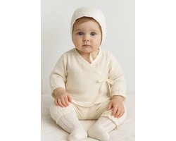Dutchdreumes newborn babyset Classic beige maat 50/56 3 delige set